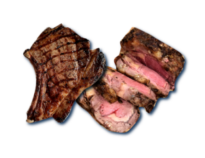 Pasture-raised beef and pork